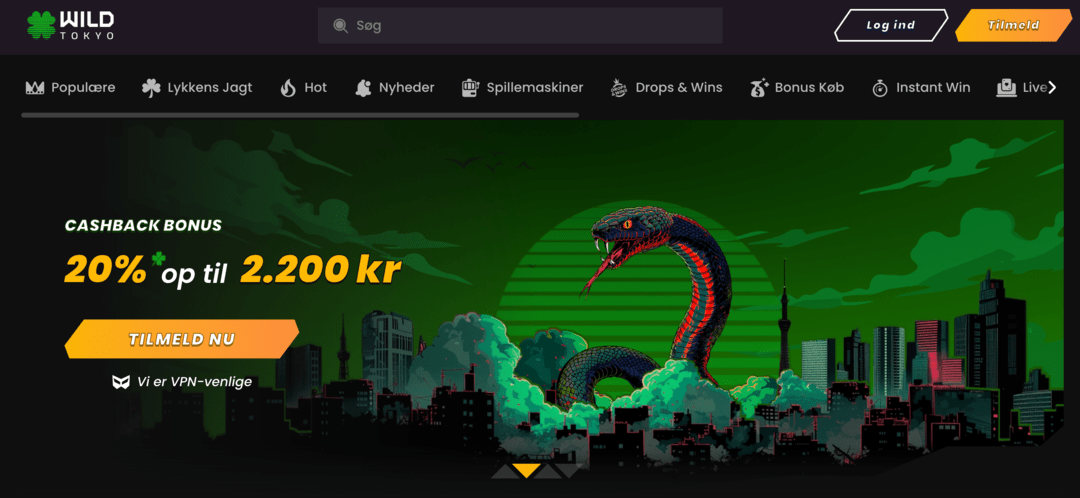 WildTokyo casino uden ROFUS